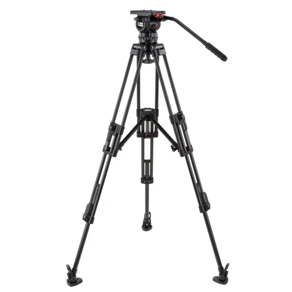 Camgear V15P Fluid Head & Carbon Fiber Tripod Kit