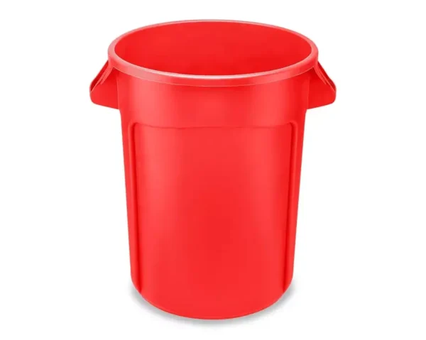 Garbage Bin- 32 Gallon Red