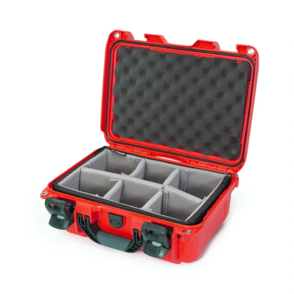 Nanuk 915 with Padded Divider- Red